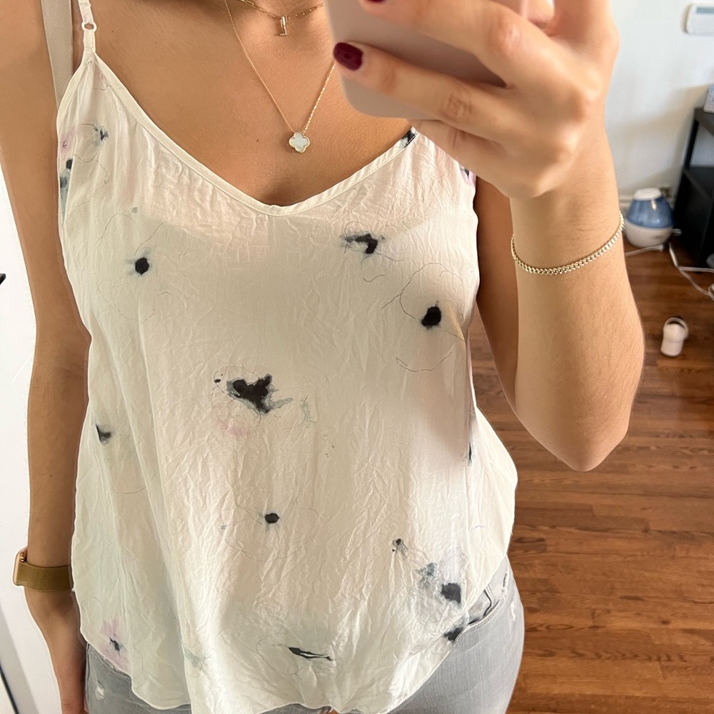 Silk aritzia top